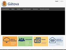 Tablet Screenshot of gatova.es